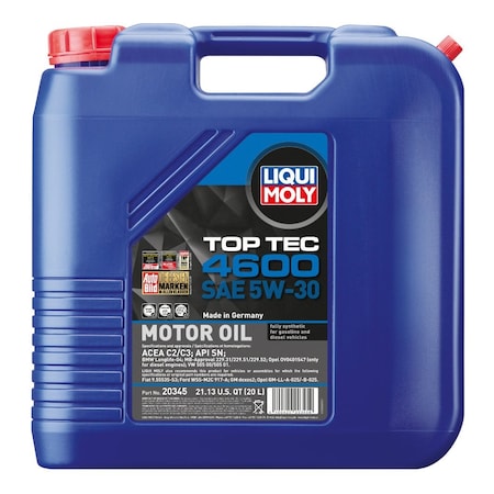 Liqui Moly Top Tec 4600 5W-30, 20 Liter, 20345 20345